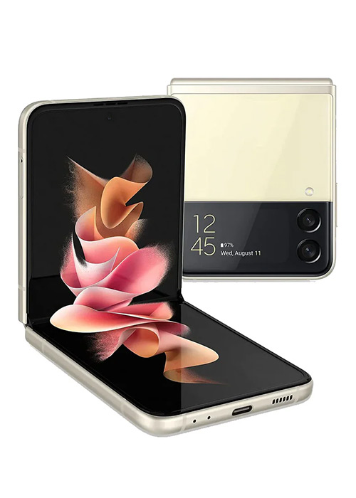 Samsung Galaxy Z Flip 3 5G SM-F711B 128GB Dual SIM Cream Unlocked