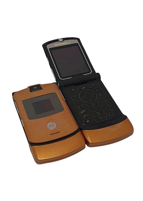Motorola RAZR V3 Retro Flip Gold Unlocked