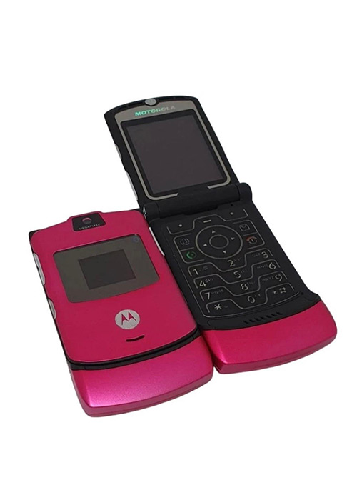 Motorola RAZR V3 Retro Flip Pink Unlocked