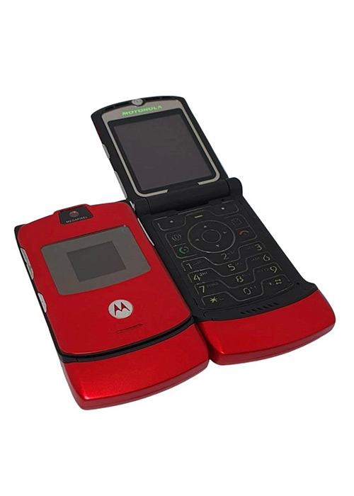 Motorola RAZR V3 Retro Flip Red Unlocked